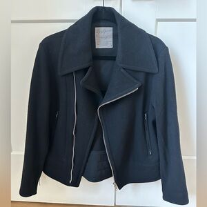 vintage yohji yamamoto cashmere wool biker jacket